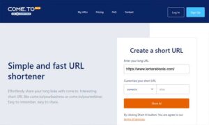 Menggunakan Short Link di Come.to