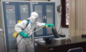 penyemprotan disinfektan